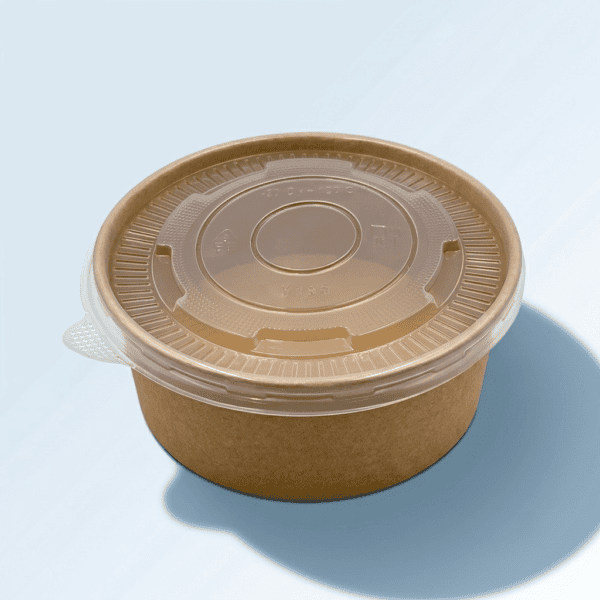 1100ml Kraft Paper Bowl with Lid 1100ml Kraft Paper Bowl