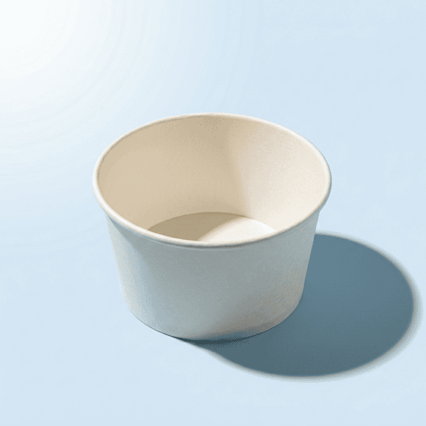 390ml White Paper Bowl