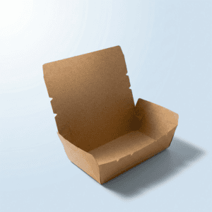 600ml Kraft Paper Lunch Box (M)